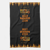 Linge De Cuisine BEST GRANDPA JAMAIS GRILL MASTER Personnalisé (Vertical)