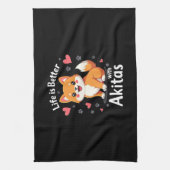 Linge De Cuisine Best life with Akita Tank Top (Vertical)