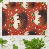 Linge De Cuisine Best of Christmas pudding holiday tea towel (Plié)