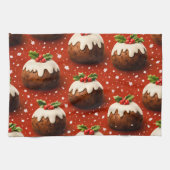 Linge De Cuisine Best of Christmas pudding holiday tea towel (Horizontal)