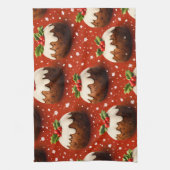 Linge De Cuisine Best of Christmas pudding holiday tea towel (Vertical)