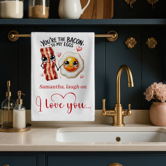 Linge De Cuisine Best Valentine’s Gift Funny Food Kitchen Towel