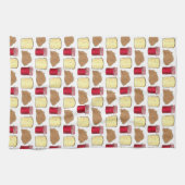 Linge De Cuisine Beurre d'arachide Jelly Sandwich Pain Midi Nourrit (Horizontal)