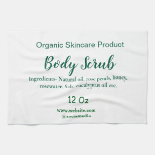 Linge De Cuisine Beurre de corps bio vert nature ajouter le nom dan