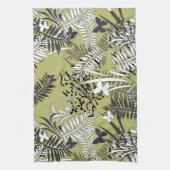 Linge De Cuisine Beurre tropicale feuille de palme tropicale sans j (Vertical)