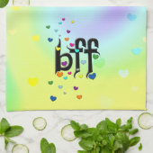 Linge De Cuisine bff ~ coeurs (Plié)