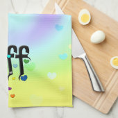 Linge De Cuisine bff ~ coeurs (Quart Plié)