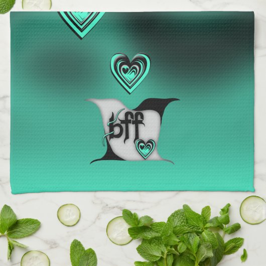 Linge De Cuisine bff ~ tourterelles (Plié)