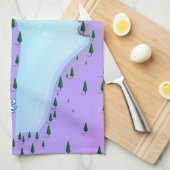 Linge De Cuisine Bhimtal Lake Bhimtal Inde affiche de voyage. (Quart Plié)