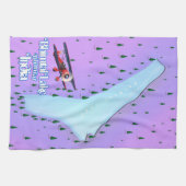 Linge De Cuisine Bhimtal Lake Bhimtal Inde affiche de voyage. (Horizontal)