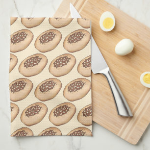 Linge De Cuisine Biale Boulangerie juive Pain d'oignon Pologne Nour