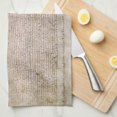 Linge De Cuisine Bibliothèque 1215 britannique de la Magna Carta (Quart Plié)