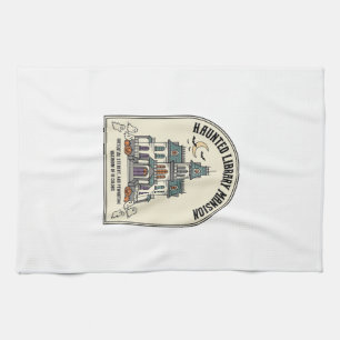 Linge De Cuisine Bibliothèque hantée Salem Fantôme Vintage Hallowee