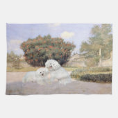 Linge De Cuisine Bichon Frise (Horizontal)