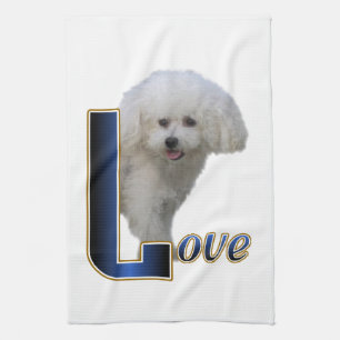 Linge De Cuisine Bichon Frise Love
