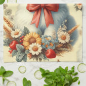 Linge De Cuisine Bichon Frisé Vintage (Plié)