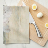 Linge De Cuisine Bichons à la Plage (Quart Plié)