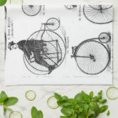 Linge De Cuisine Bicyclette à grande roue Penny Farthing (Plié)