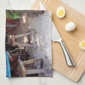 Linge De Cuisine Bicyclette bleue (Quart Plié)