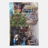 Linge De Cuisine Bicyclette bleue (Vertical)