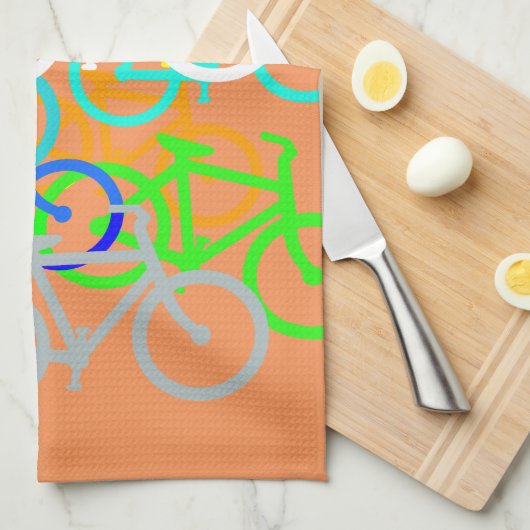 Linge De Cuisine Bicyclettes (Quart Plié)