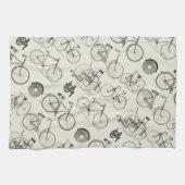 Linge De Cuisine Bicyclettes vintages (Horizontal)