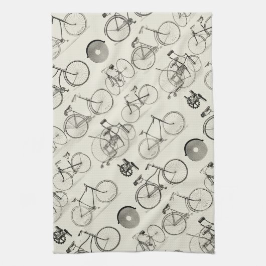 Linge De Cuisine Bicyclettes vintages (Vertical)