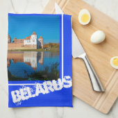 Linge De Cuisine Biélorussie Grodno Mir Château Architecture (Quart Plié)