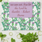 Linge De Cuisine Bienheureux au repas Robert Burns (Plié)