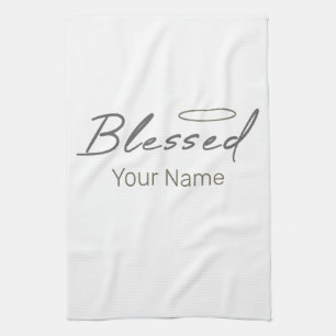 Linge De Cuisine Bienheureux Halo Conception Religieuse Pour Don Ch