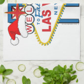 Linge De Cuisine Bienvenue à Fabulous Las Vegas Noël (Plié)