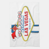 Linge De Cuisine Bienvenue à Fabulous Las Vegas Noël (Vertical)