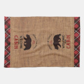 Linge De Cuisine Bienvenue à notre Cabine  (Horizontal)