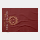 Linge De Cuisine Bienvenue Amis Anglais / Italien (Horizontal)