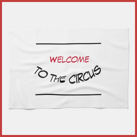 Linge De Cuisine Bienvenue au Circus Kitchen Towel