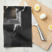 Linge De Cuisine Bienvenue Dans Mon Monde (Quart Plié)
