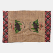 Linge De Cuisine Bienvenue dans notre grotte de l'ours (Horizontal)