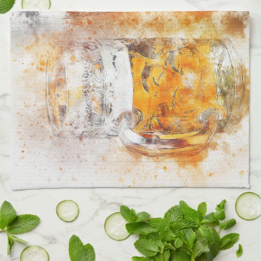 Linge De Cuisine Bière (Plié)