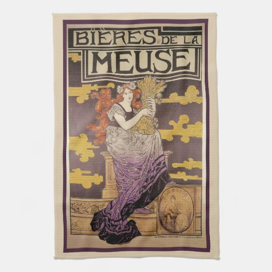 Linge De Cuisine Biere de la Meuse par Marc Auguste Bastard (Vertical)