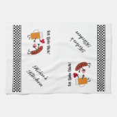 Linge De Cuisine Bière et bratwurst - Ich Liebe Dich ! (Je t'aime) (Horizontal)