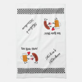 Linge De Cuisine Bière et bratwurst - Ich Liebe Dich ! (Je t'aime) (Vertical)