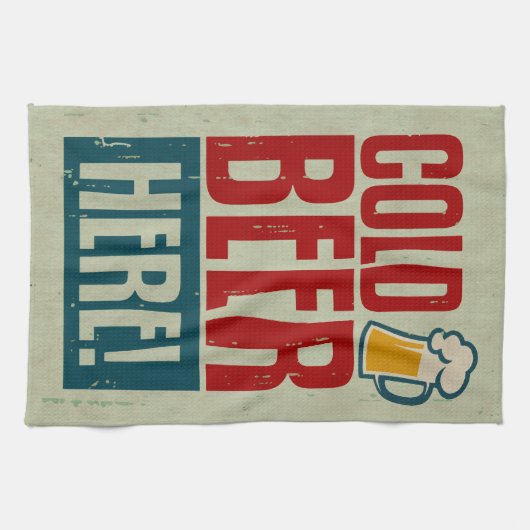 Linge De Cuisine Bière froide (Horizontal)