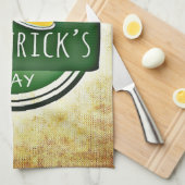 Linge De Cuisine Bières du jour Saint Patrick (Quart Plié)