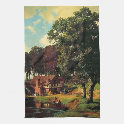 Linge De Cuisine Bierstadt Albert, Une Usine Rustique (Vertical)