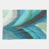 Linge De Cuisine Big Blue Leaf I (Horizontal)