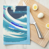 Linge De Cuisine Big Wave Surfer Thunder_Cove (Quart Plié)