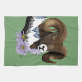 Linge De Cuisine Bighorn Sheep (Horizontal)