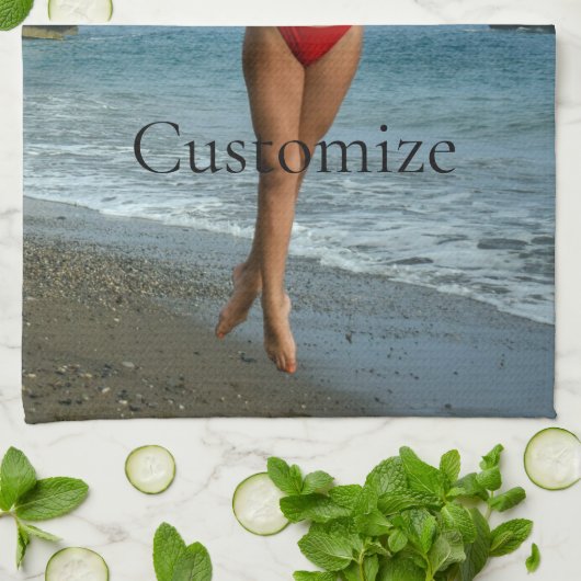 Linge De Cuisine Bikini Model Dancing Thunder_Cove (Plié)