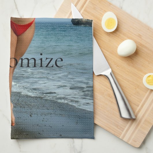 Linge De Cuisine Bikini Model Dancing Thunder_Cove (Quart Plié)