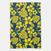 LINGE DE CUISINE BIKINI ROSE (BLEU FONCÉ/JAUNE) (Vertical)